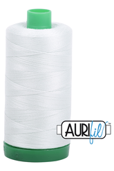 Aurifil Mako 40wt 2-ply Cotton 1000 m 1094 yd. spool - 2800 Mint Ice